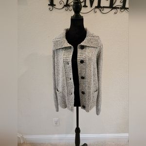 ❄️ Karen Scott Chunky Button up Cardigan Sweater Ladies size S